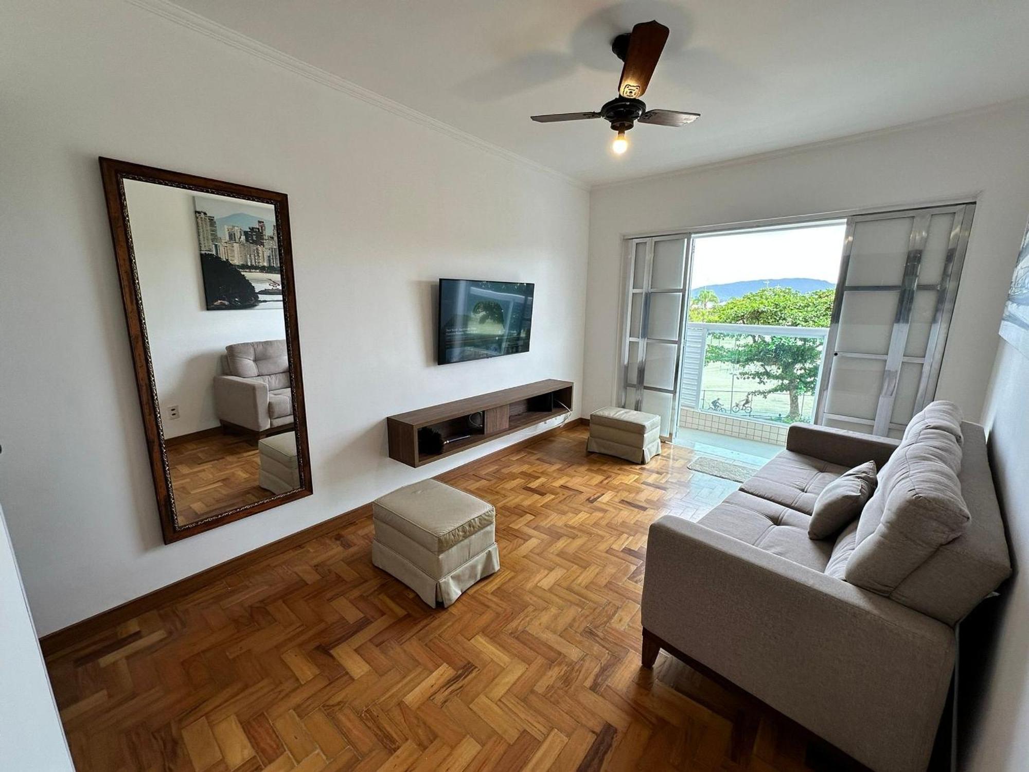 Apartamento Ap Pe Na Areia Vista Parcial Mar Santos  Exterior foto